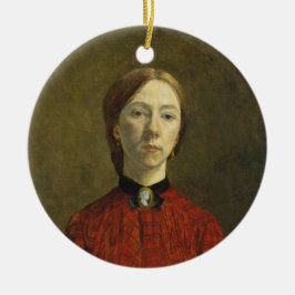 Ornamento De Cerâmica Autorretrato (de Gwen John)