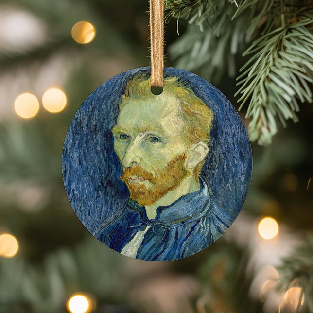 Ornamento De Cerâmica Autorretrato | Vincent van Gogh (Criador carregado)