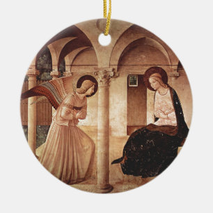 Ornamento De Cerâmica Aviso (por Fra Angelico)