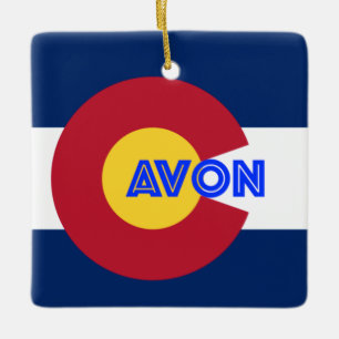Ornamento De Cerâmica Avon CO