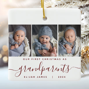 Ornamento De Cerâmica Avós 1rua Natal 3 Foto de Roteiro