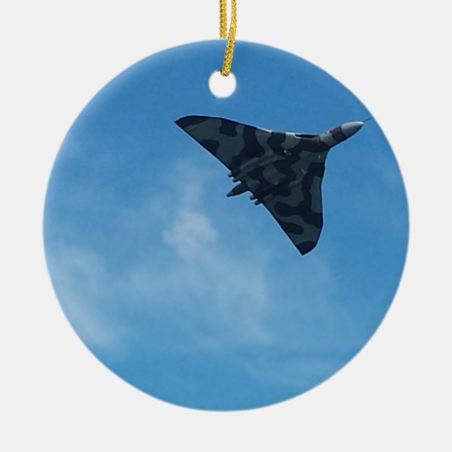 Ornamento De Cerâmica Avro Vulcan (Frente)