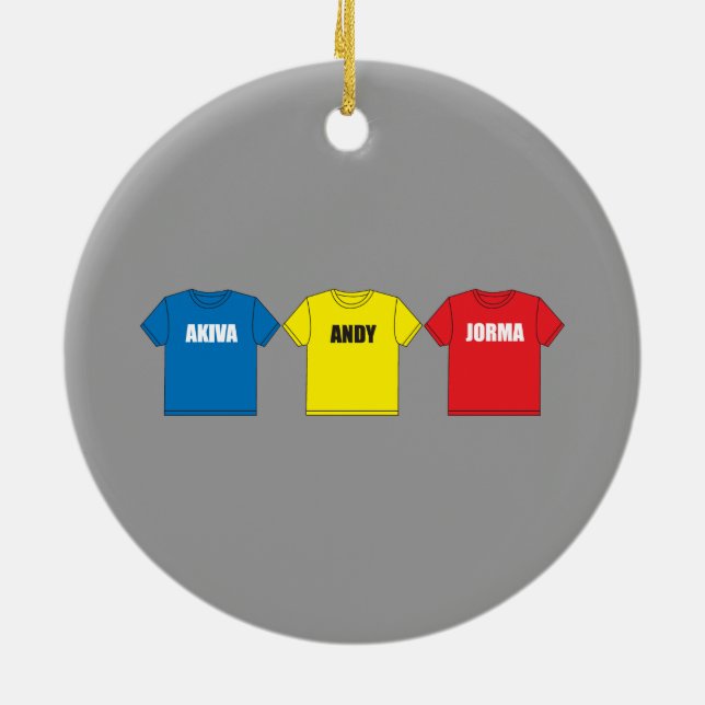 Ornamento De Cerâmica Awesometown (Traseira)