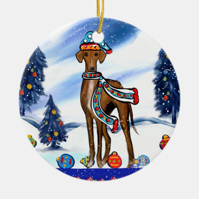 ORNAMENTO DE CERÂMICA AZAWAKH (Frente)