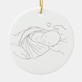 Ornamento De Cerâmica Azul de presente de trabalho milagroso do médico d