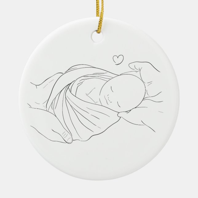 Ornamento De Cerâmica Azul de presente de trabalho milagroso do médico d (Frente)