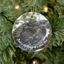 Ornamento De Cerâmica Azul no Feriado de Neve