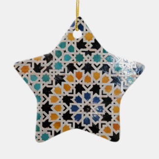 Ornamento De Cerâmica Azulejo #9 da parede de Alhambra