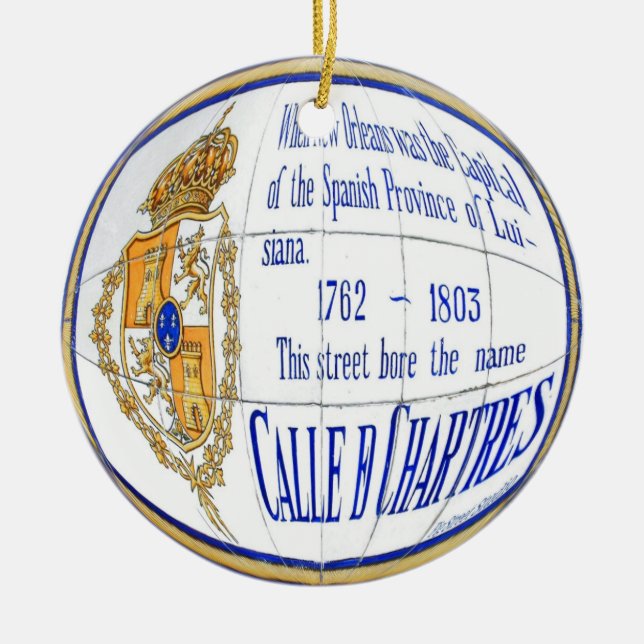 Ornamento De Cerâmica Azulejo circular de caracteres (Frente)