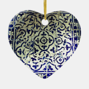 Ornamento De Cerâmica Azulejos de mosaico Barcelona de Guell do parque