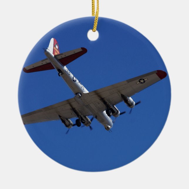 ORNAMENTO DE CERÂMICA B-17 (Frente)