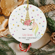 Baby 1rua Natal Magical Girly Unicorn & Stars