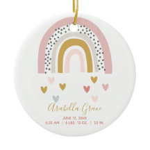 Baby Birds Stats Record Boho Rainbow Photo