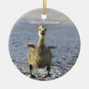 Ornamento De Cerâmica Baby Goose Ornament