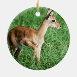 Ornamento De Cerâmica Baby Impala