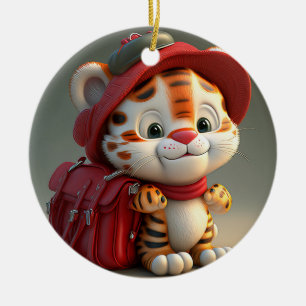 Ornamento De Cerâmica Baby Tiger Cartoon-76775