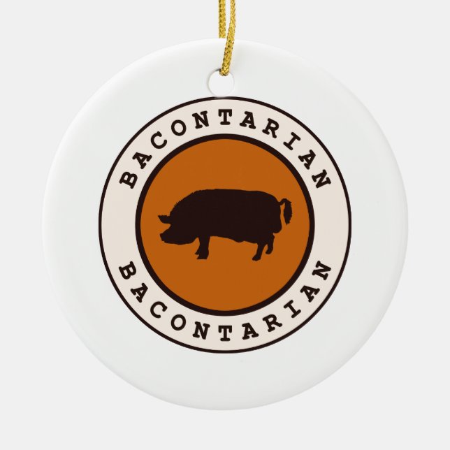 Ornamento De Cerâmica bacontárico (Frente)