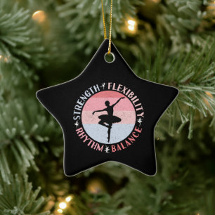 Ornamento De Cerâmica Bailarina Dançarina de Ballet - Valores de Mentali