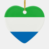 Baixo custo! Bandeira do Sierra Leone