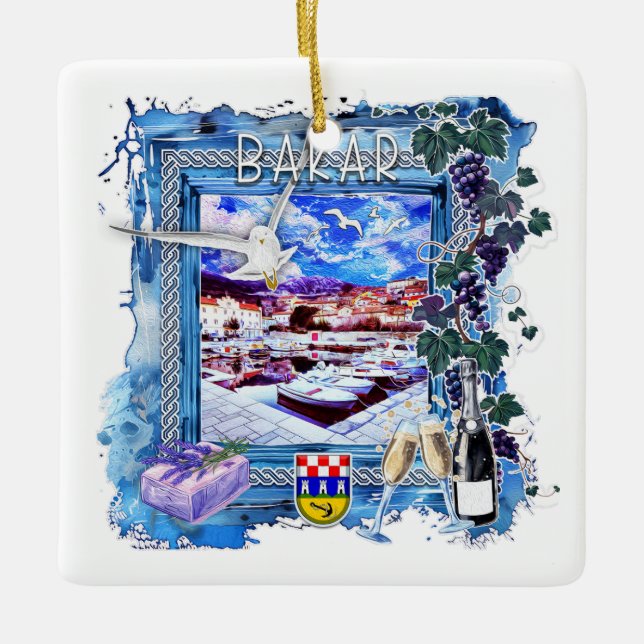 Ornamento De Cerâmica Bakar (Frente)