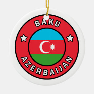 Ornamento De Cerâmica Baku Azerbaijão