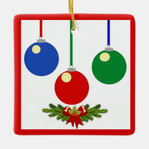 Ornamento De Cerâmica Balas de Natal 2