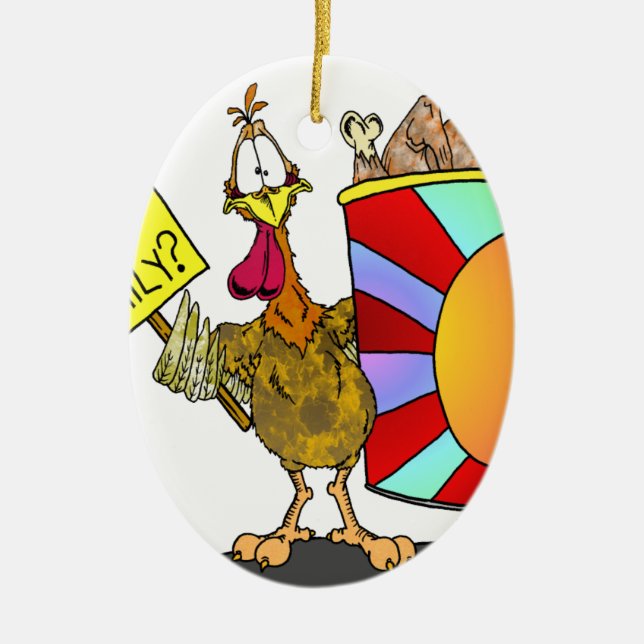 Ornamento De Cerâmica Balde da família (Frente)