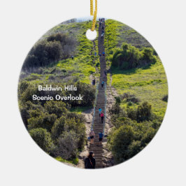Ornamento De Cerâmica Baldwin Colinas Scenic Overlook, Los Angeles