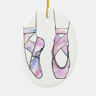 Ornamento De Cerâmica Balé Ballerina