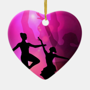 Ornamento De Cerâmica Balé Dancers