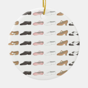 Ornamento De Cerâmica Balé Toque em Jazz Professor de dança de Calçado A