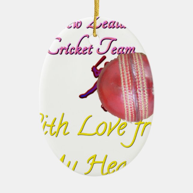 Ornamento De Cerâmica Ball NEWZEALAND (Frente)