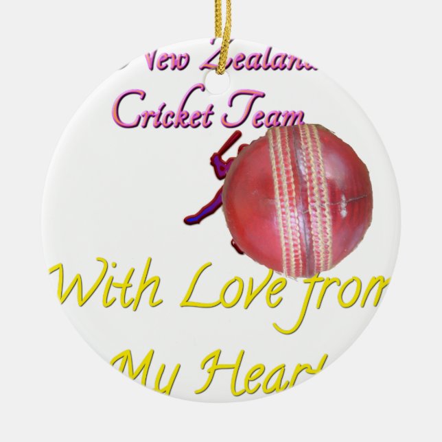 Ornamento De Cerâmica Ball NEWZEALAND (Frente)