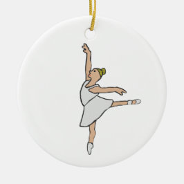 Ornamento De Cerâmica Ballerina Balé Dancer