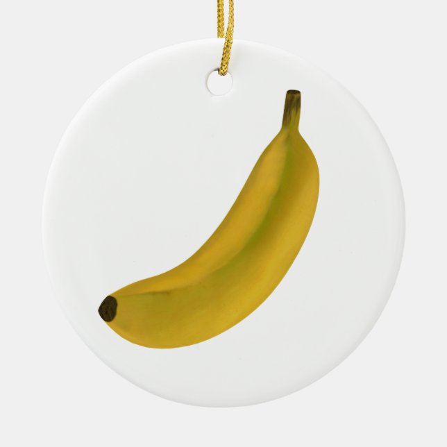 Ornamento De Cerâmica Banana (Frente)