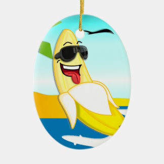 Ornamento De Cerâmica Bananas do clube - mercadoria oficial