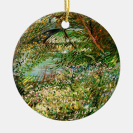 Ornamento De Cerâmica Bancos de Sena, Pont de Clichy por Vincent van Gog