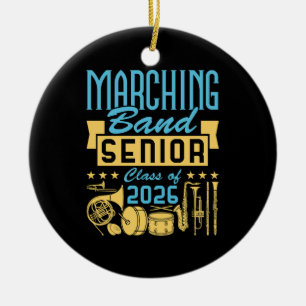 Ornamento De Cerâmica Banda Marcial Turma Sênior de 2026