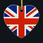 Ornamento De Cerâmica Bandas do Reino Unido<br><div class="desc">Eu amo Ornaments do Reino Unido</div>