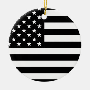 Ornamento De Cerâmica Bandeira americana