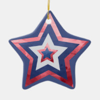 Bandeira Americana Moderna Stars Red White Blue