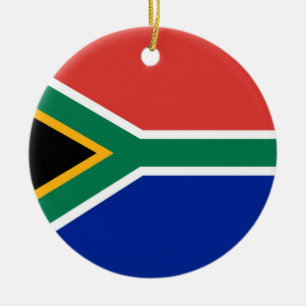 Ornamento De Cerâmica Bandeira da África do Sul