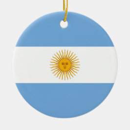Ornamento De Cerâmica Bandeira da Argentina