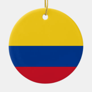 Ornamento De Cerâmica Bandeira da Colômbia