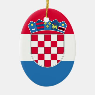 Ornamento De Cerâmica Bandeira da Croácia