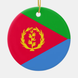 Ornamento De Cerâmica Bandeira da Eritreia