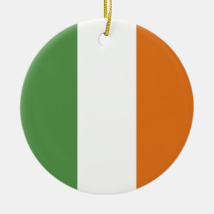Ornamento De Cerâmica Bandeira da Irlanda