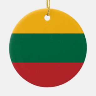 Ornamento De Cerâmica Bandeira da Lituânia