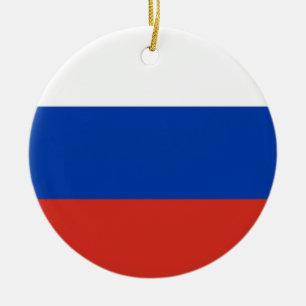 Ornamento De Cerâmica Bandeira da Rússia