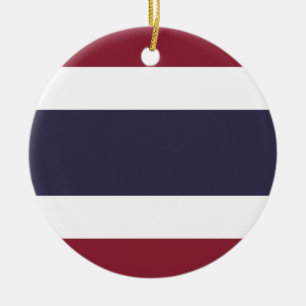 Ornamento De Cerâmica Bandeira da Tailândia